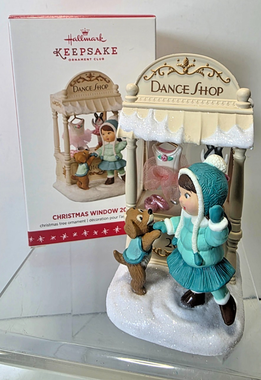 Hallmark Christmas Window 2016 Dance Shop 14th in Series Keepsake Ornament